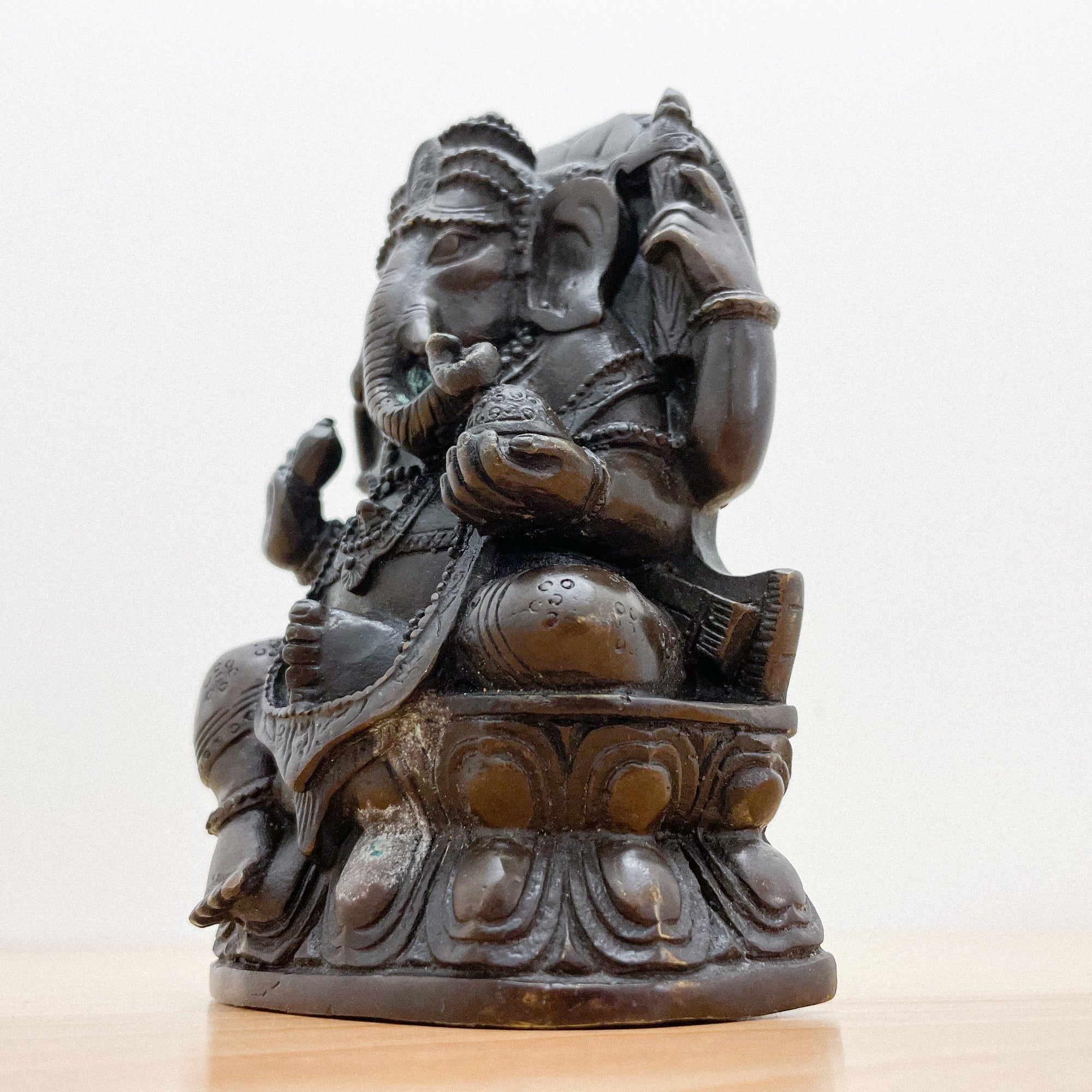 Ganesha Bookend Statue