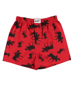LazyOne Funny Graphic Print Button-Fly Boxers