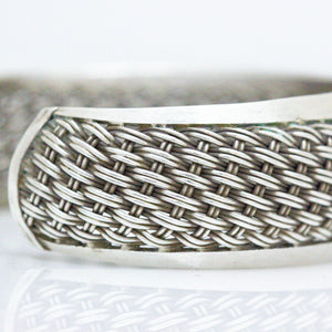 Woven Sterling Silver Bracelet